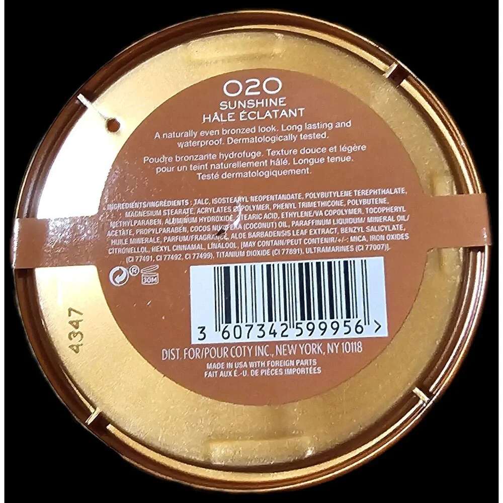 NEW! Rimmel london Natural Bronzer, #020 Sunshine